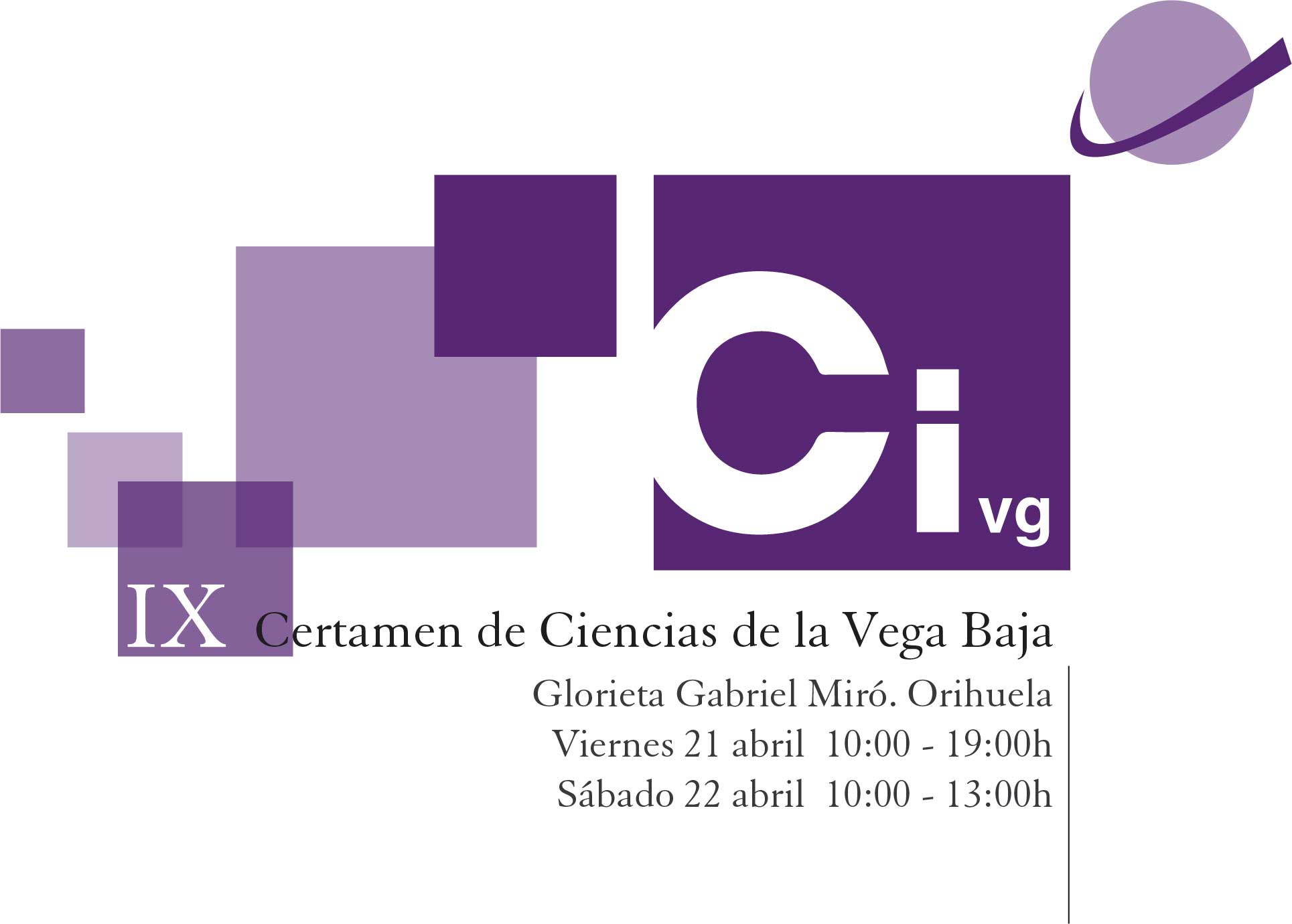 Logo Certamen de Ciencias de la Vega Baja